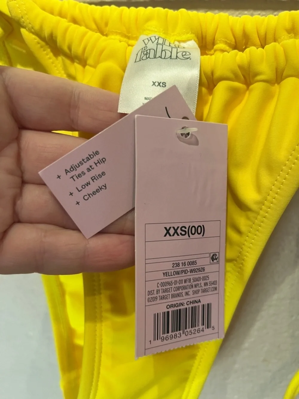 New Wild Fable Women’s Yellow String Bikini Bottoms Size XXS NWT